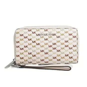 Женский кошелек Michael Kors 35S3STVE7L-LT-CRM-MULTI Белый