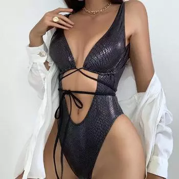 Женский купальник с блестками, цельный купальник, модный купальник с открытой спиной и пуш-ап S золотой