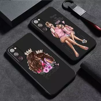 Женский модный чехол для девочек Super Mom Baby из ТПУ с мягким покрытием для Huawei 10 Pro Y7 Y70 Plus Y9 8i Nova 9 SE 8 10 Y8s Y90 Y6 Nova 8i