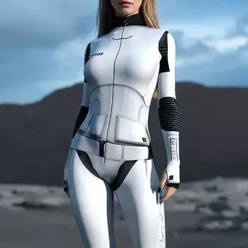 Женский панк-робот Future Ranger Armor Комбинезон Косплей Боди Стимпанк Костюм Вечеринка Шоу Праздничный Сценический Показ Костюм Кэтсьют Рейв S