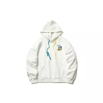 Женский пуловер с капюшоном Li-Ning X Disney Donald Duck, белый AWDR494-1 M