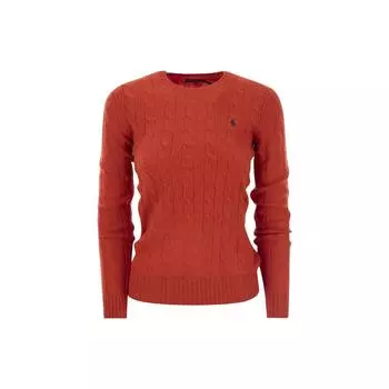 Женский свитер с круглым вырезом и вышитым логотипом Polo Ralph Lauren 211910421-007 XS