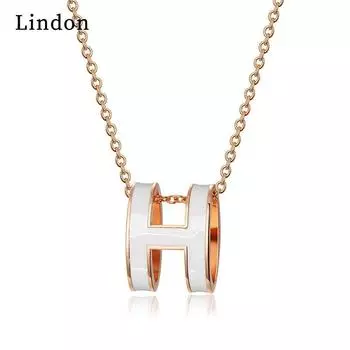 Женское ожерелье Lindon, кулон из медного сплава, циркон, модный подарок