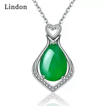 Женское ожерелье Lindon, кулон из медного сплава, циркон, модный подарок