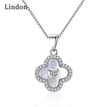 Женское ожерелье Lindon, кулон из медного сплава, циркон, модный подарок