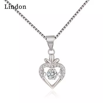 Женское ожерелье Lindon, кулон из медного сплава, циркон, модный подарок
