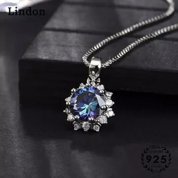 Женское ожерелье Lindon, кулон из медного сплава, циркон, модный подарок