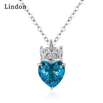 Женское ожерелье Lindon, кулон из медного сплава, циркон, модный подарок