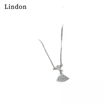 Женское ожерелье Lindon, кулон из медного сплава, циркон, модный подарок