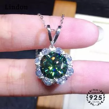 Женское ожерелье Lindon, кулон из медного сплава, циркон, модный подарок