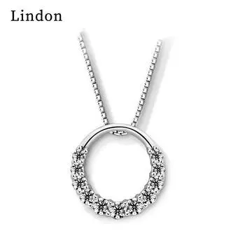 Женское ожерелье Lindon, кулон из медного сплава, циркон, модный подарок