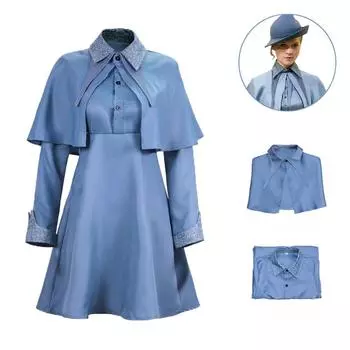 Женское платье Magic Awakening Cos Suit Booth Patton School Uniform Girls Uniform Hibiscus Delacour Suit XXXL синий