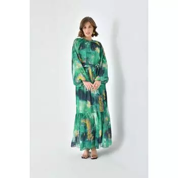 Женское платье с рисунком Benetton 30740