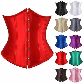 Женское ультра-жесткое корректирующее белье Waist Trainer Body Shaper Underbust Frosted Texture Slimmer Nipper L бежевый