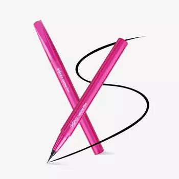 Жидкая подводка для глаз Dejavu Brush Pen 0,55 мл, насыщенный черный цвет, 1 шт.