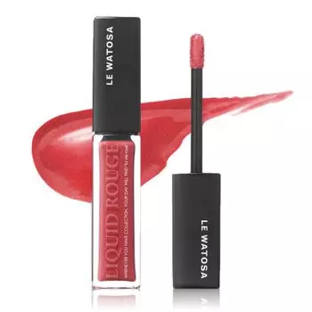 Жидкие румяна №210 Madder Watusa Lip Rouge Жидкий блеск для губ без запаха Красная увлажняющая стойкая помада [WATOSA Red]