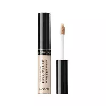 Жидкий консилер The Saem Cover Perfection Tip, 6,5 г, бежевый, 1 шт.