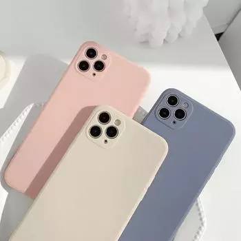 Жидкий силиконовый чехол для телефона Iphone 12 Mini 14 13 Pro Max Xr Xs Max 7 8 Plus X 11, защитный чехол Capa Shell Conque for iphone 7 8