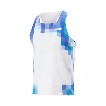 Жилет Li Ning Running Series Slim Fit с квадратным вырезом, дышащий, быстросохнущий, мужские жилеты AAYV007-2 M