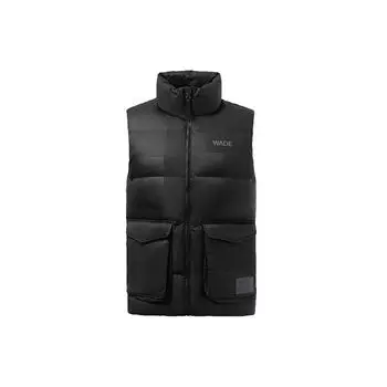 Жилет мужской Li Ning Wade Series с карманами и однотонным рисунком, черный AMRR019-1 M