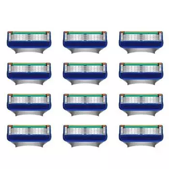[zhishangs] сменное лезвие Fusion, совместимое с сменным лезвием Gillette Fusion, сменный ручной бритвенный станок