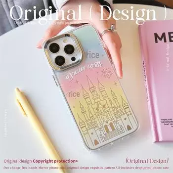 Zhitai Apple 16 Case: 3-in-1 Mirror Protective Cover for iPhone 12/13/14 Pro/Max iPhone X/XS