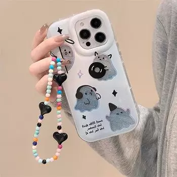 Zhitai Apple iPhone Case for iPhone 14, 13 Pro, 12, 11, and X with Bracelet and Phantom Design. iPhone 13 Pro Max