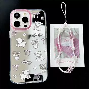 Zhitai Apple iPhone Mirror Case with Bracelet, Compatible with iPhone 11/12/13 Pro/14 Pro Max/15 iPhone 14 Pro Max