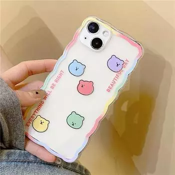 Zhitai Big Wave Cartoon Case for iPhone 14/15 Pro Max, Hot Sale for Apple 12/13 Pro 12 Mini