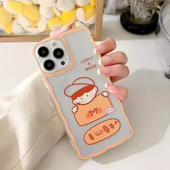 Zhitai Big Wave Cartoon Silicone Case for iPhone 14/15 Pro Max, Cute for iPhone 13 & 678P iPhone 7 Plus/8 Plus