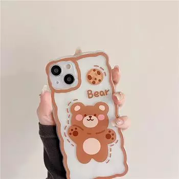Zhitai Cartoon Bear Case for iPhone 12/14/15Pro iPhone 12 Mini