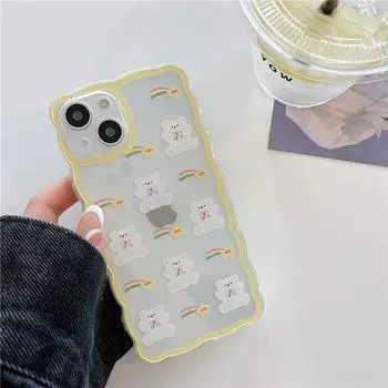 Zhitai Cartoon Case for iPhone 15Pro, 14, 13Pro, 12 - Popular TikTok Design iPhone 12 Pro