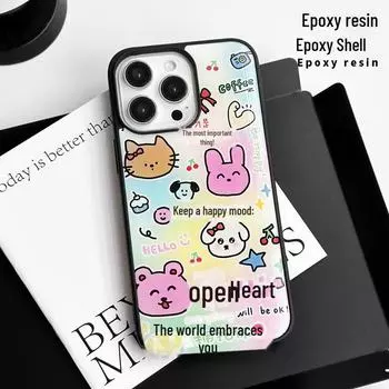 Zhitai Cartoon Case for iPhone 16 Pro Max & Huawei Mate 60 Pro iPhone 12 Pro Max