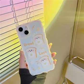 Zhitai Cartoon iPhone 15 Mobile Case for iPhone 11, 12, and 14 Pro - Creative Big Wave Design iPhone 15 Pro Max