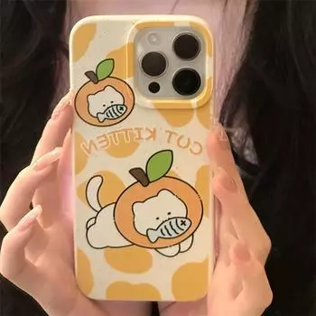 Zhitai Cartoon Wheat Shell Case for iPhone 11/13/14/15/16 Pro Max iPhone 11 Pro Max