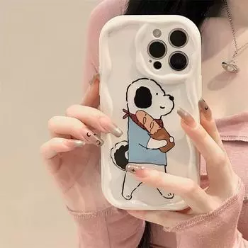 Zhitai Cream Pattern Cartoon Silicone Case for iPhone 11/13 Pro/14/15 Pro iPhone X/XS