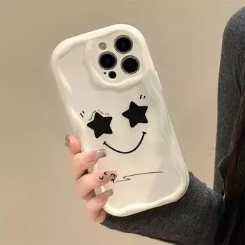 Zhitai Cream Pattern Case for Apple iPhone 14/13 Pro, 12, XS, 7/8, 15 Pro iPhone 14 Pro Max