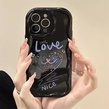 Zhitai Cream Pattern Protective Case for iPhone XS/12 Pro/14/15/16 Pro Max iPhone 6