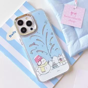 Zhitai Creative 3-in-1 Acrylic Glitter Case for iPhone 12/13 Pro, 14, 15 Pro Max iPhone 11 Pro Max