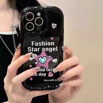 Zhitai Creative Cream Pattern Protective Case for iPhone 16 Pro Max/15/14/13 iPhone 6 Plus/6S Plus