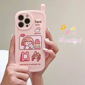 Zhitai Creative Phone Case for iPhone 14/14 Pro/13/13 Mini/7/8 iPhone 12 Pro