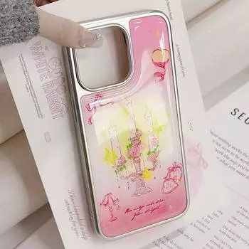 Zhitai Electroplated Silver Edge Drip Glue Case for iPhone 14 Pro, 15, 13, Huawei P70, Xiaomi 14. iPhone 16 Pro