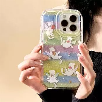 Zhitai Glitter Phone Case for iPhone 11/12/13/14/15/16 Pro with Bracelet Design iPhone 16
