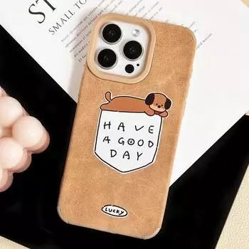 Zhitai iPhone 11-16 Leather Mobile Case - Compatible with Pro/Pro Max Models, Cartoon Design 14 Plus/15 Plus