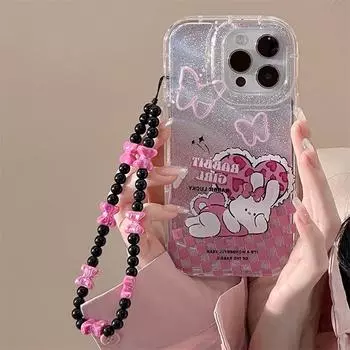 Zhitai iPhone 14/15 Pro/12/11 Case with Chain - Phantom Series Protective Cover iPhone 7/8