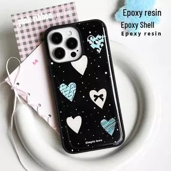 Zhitai iPhone 16 Case for iPhone 14, 15 Pro Max, Huawei Mate 60 Pro - Love Design iPhone 16 Pro