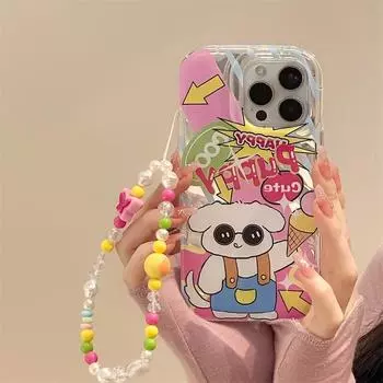 Zhitai iPhone 16 Pro Case - Compatible with Apple 15 Pro Max, XS, XR, 7, 8 - Bracelet Style Phantom Soft Shell 16 Plus