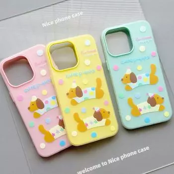 Zhitai iPhone Case: Compatible with iPhone 11 to 16 Pro Max, Cartoon Design, Jelly Skin iPhone 12 Pro Max