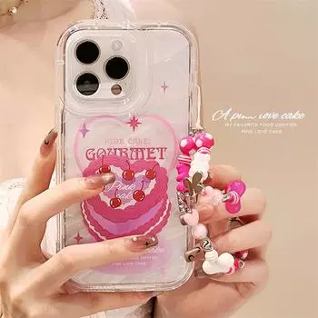Zhitai iPhone Case: Compatible with iPhone 12 Pro to 16 Pro Max, Phantom Soft Shell Design with Bracelet iPhone 7 Plus/8 Plus