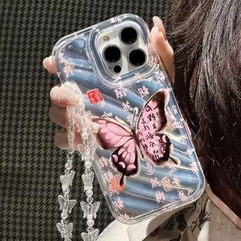 Zhitai iPhone Protective Case: Compatible with iPhone 12, 13 Pro Max, 14, 15 Pro, and 16 Pro, includes bracelet. iPhone 7/8